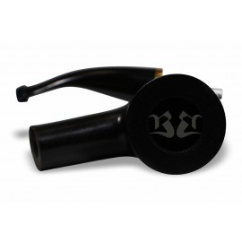 Cachimbo Bertoldi BB Liso Preto Curvo Filtro Permanente